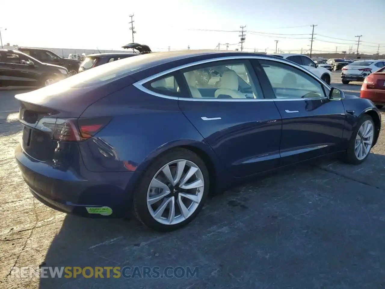 3 Photograph of a damaged car 5YJ3E1EAXLF806617 TESLA MODEL 3 2020