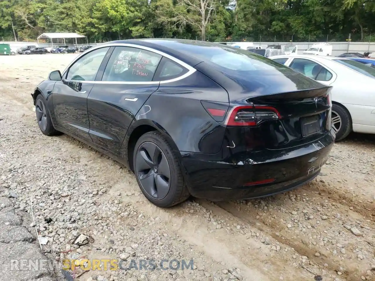 3 Photograph of a damaged car 5YJ3E1EB0LF599728 TESLA MODEL 3 2020