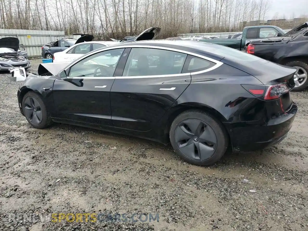 2 Photograph of a damaged car 5YJ3E1EB0LF647339 TESLA MODEL 3 2020