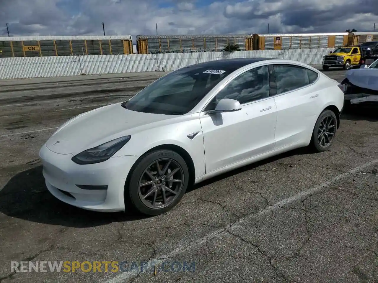 1 fotografías del automóvil dañado 5YJ3E1EB0LF665744 TESLA MODEL 3 2020