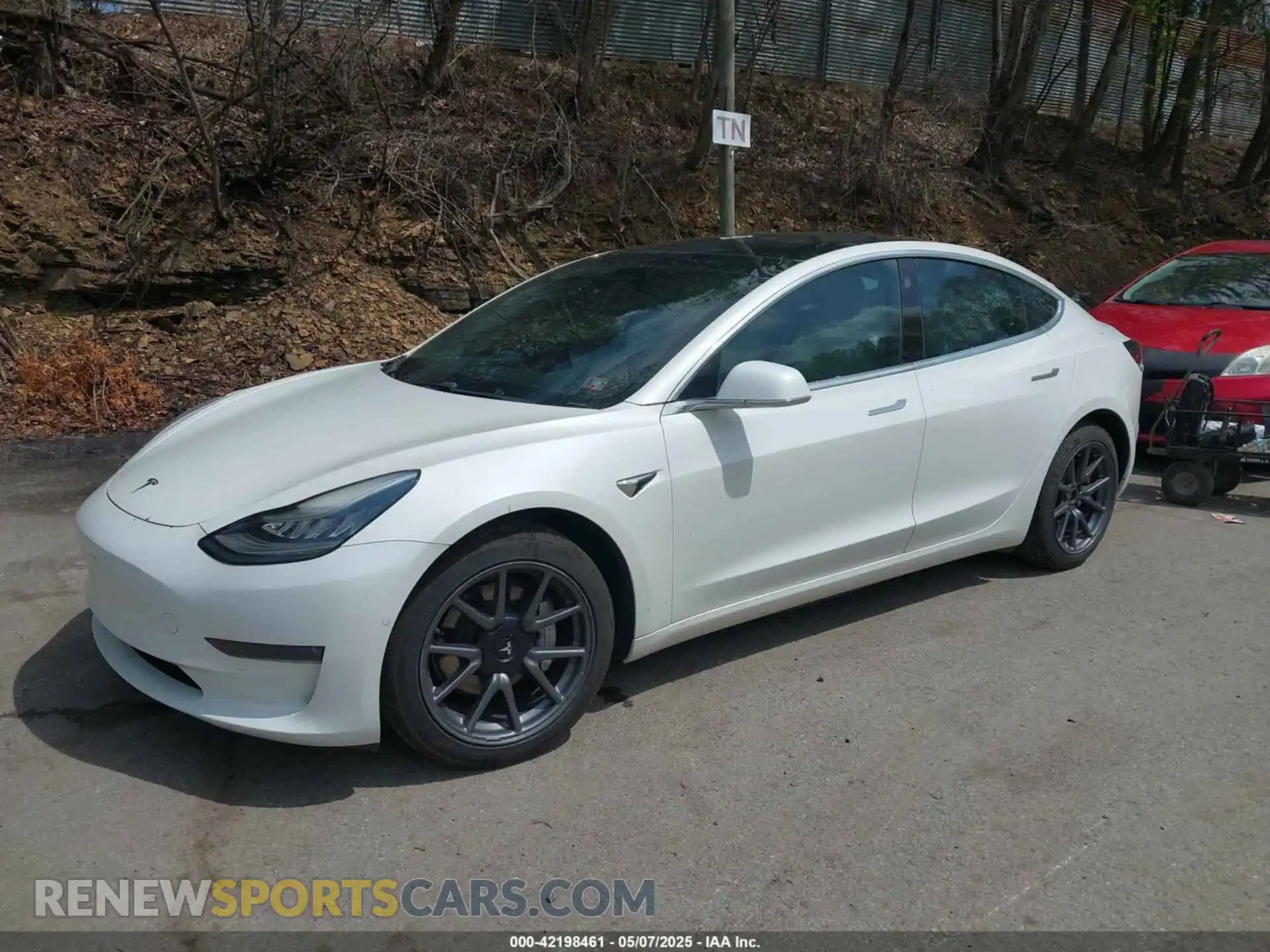 2 Photograph of a damaged car 5YJ3E1EB0LF712545 TESLA MODEL 3 2020