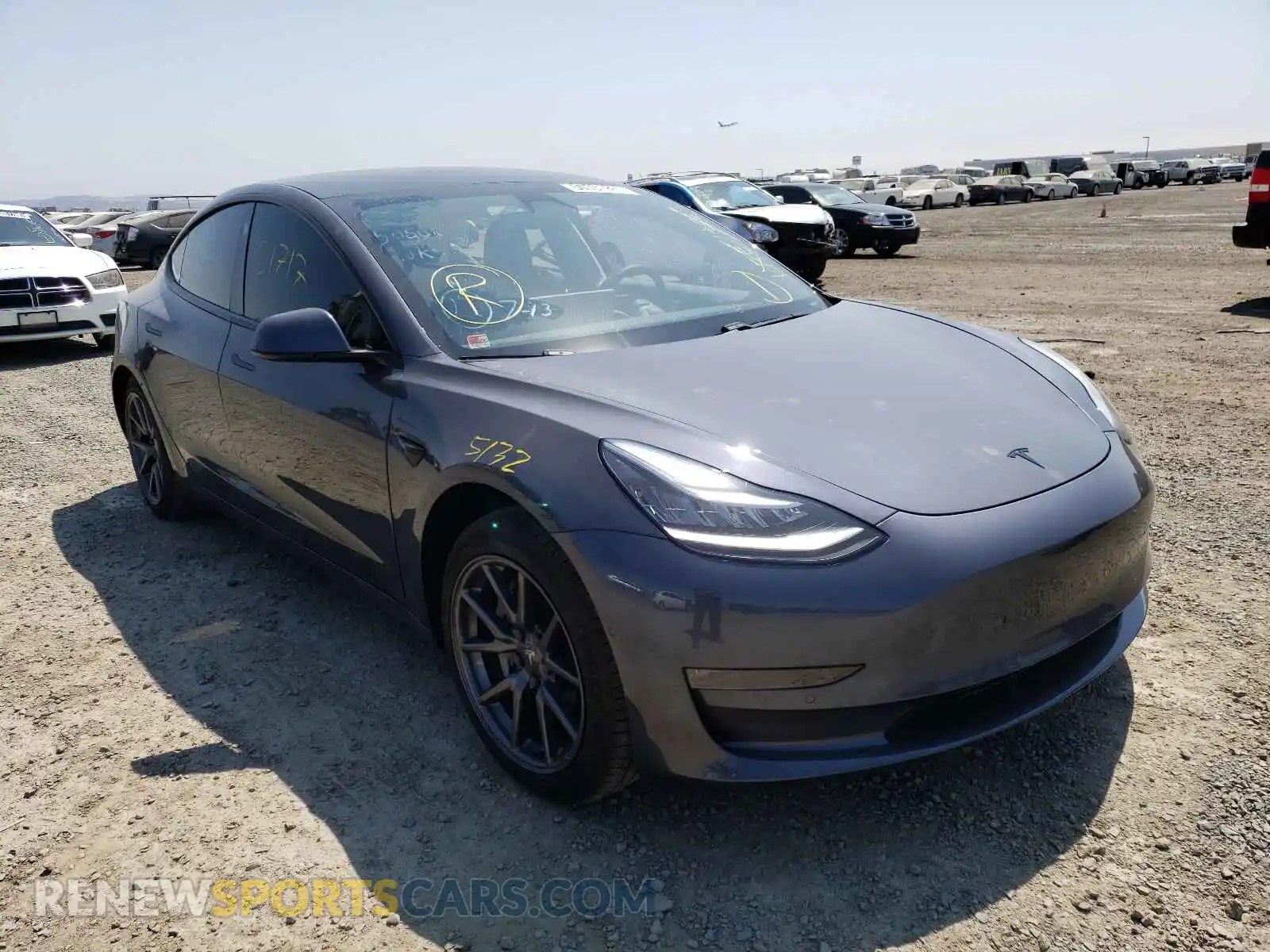 1 Фотография поврежденного автомобиля 5YJ3E1EB0LF735050 TESLA MODEL 3 2020