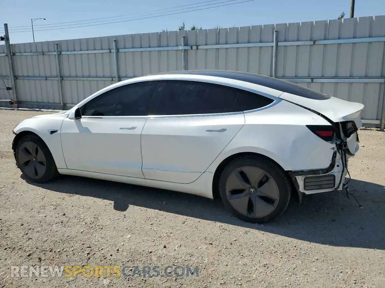 2 Photograph of a damaged car 5YJ3E1EB0LF786046 TESLA MODEL 3 2020