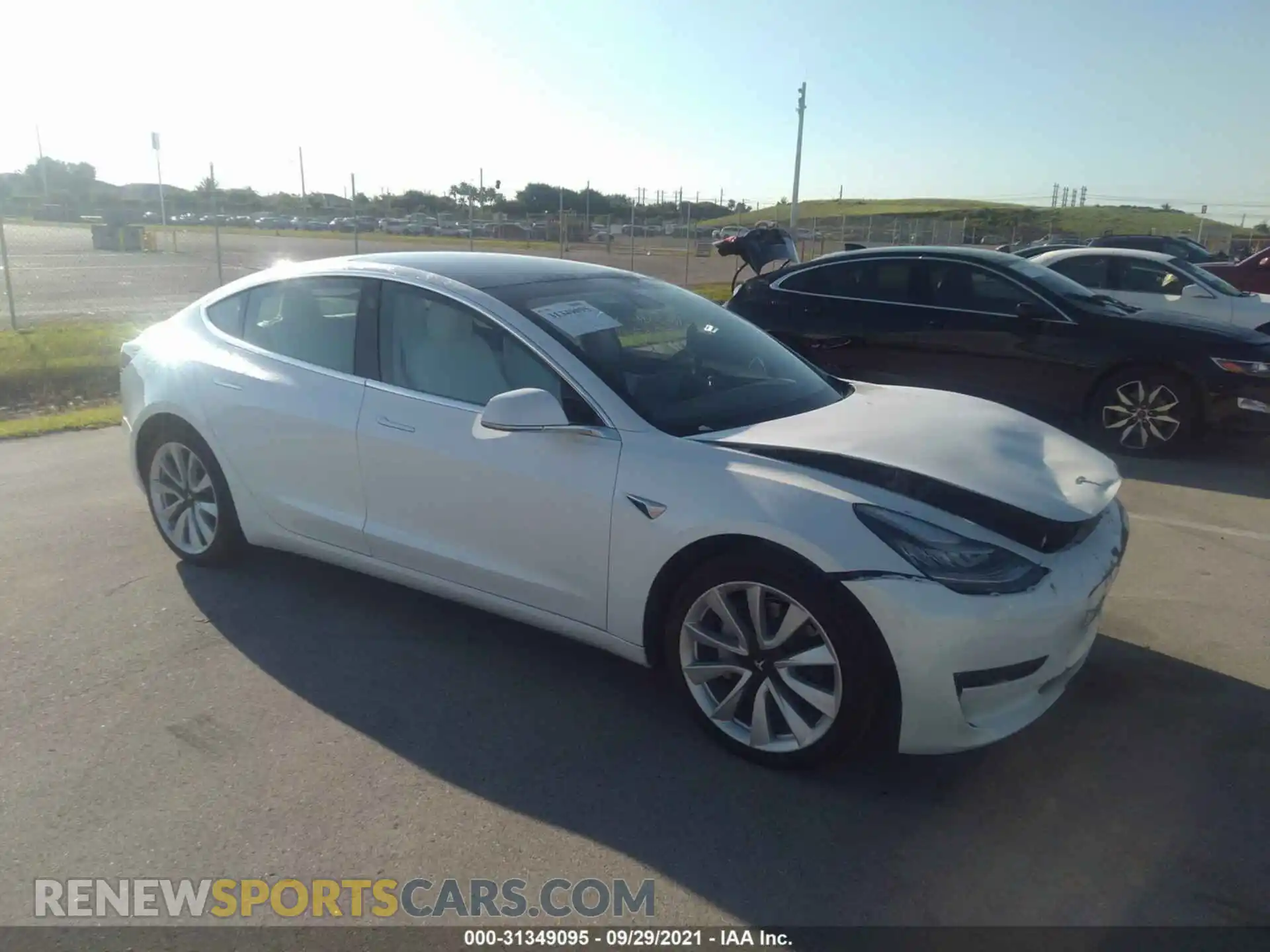 1 Photograph of a damaged car 5YJ3E1EB0LF788055 TESLA MODEL 3 2020