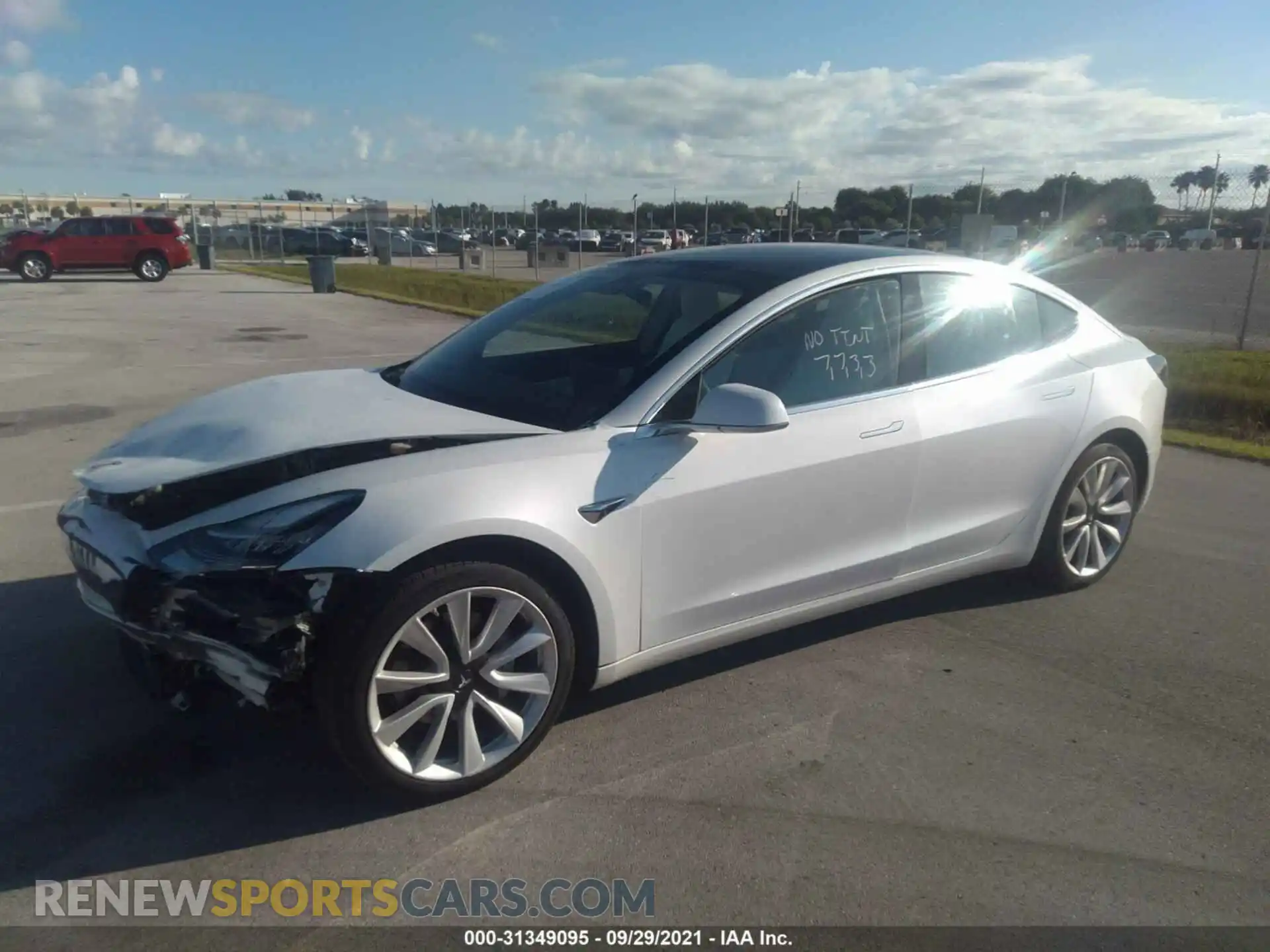 2 Photograph of a damaged car 5YJ3E1EB0LF788055 TESLA MODEL 3 2020