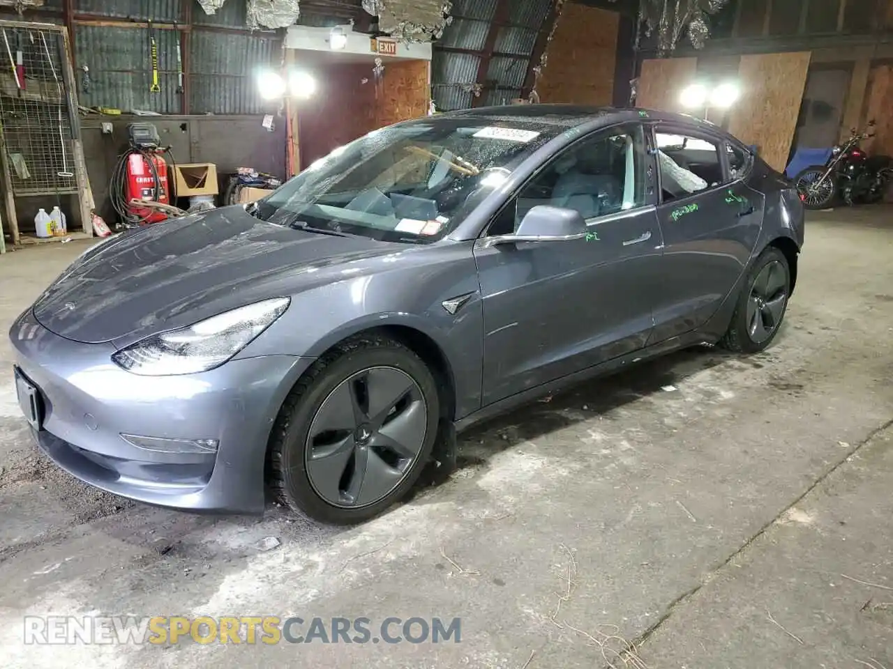 1 Photograph of a damaged car 5YJ3E1EB0LF793577 TESLA MODEL 3 2020