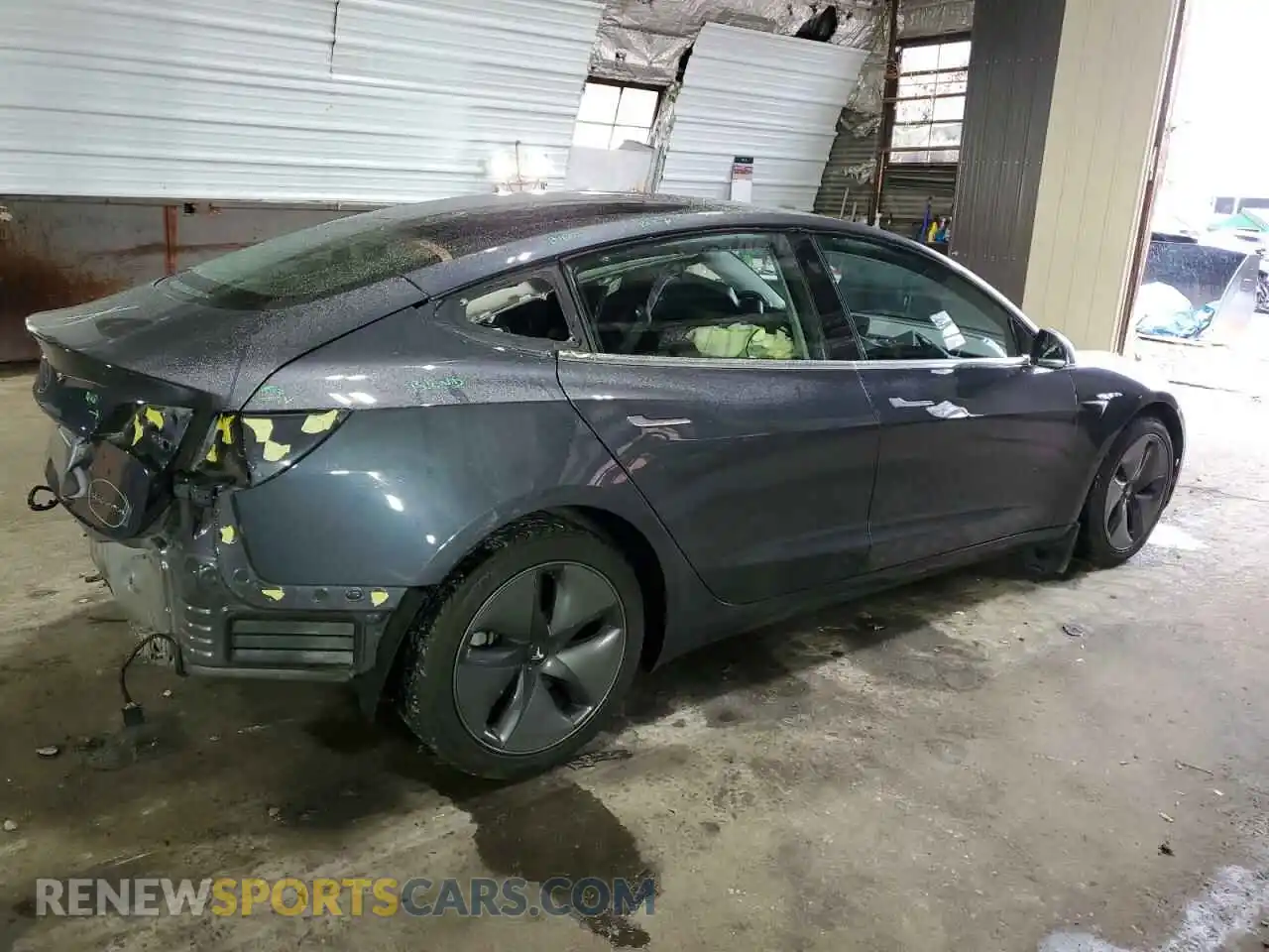 3 Photograph of a damaged car 5YJ3E1EB0LF793577 TESLA MODEL 3 2020