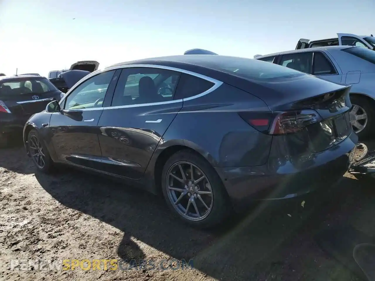 2 Photograph of a damaged car 5YJ3E1EB1LF534760 TESLA MODEL 3 2020