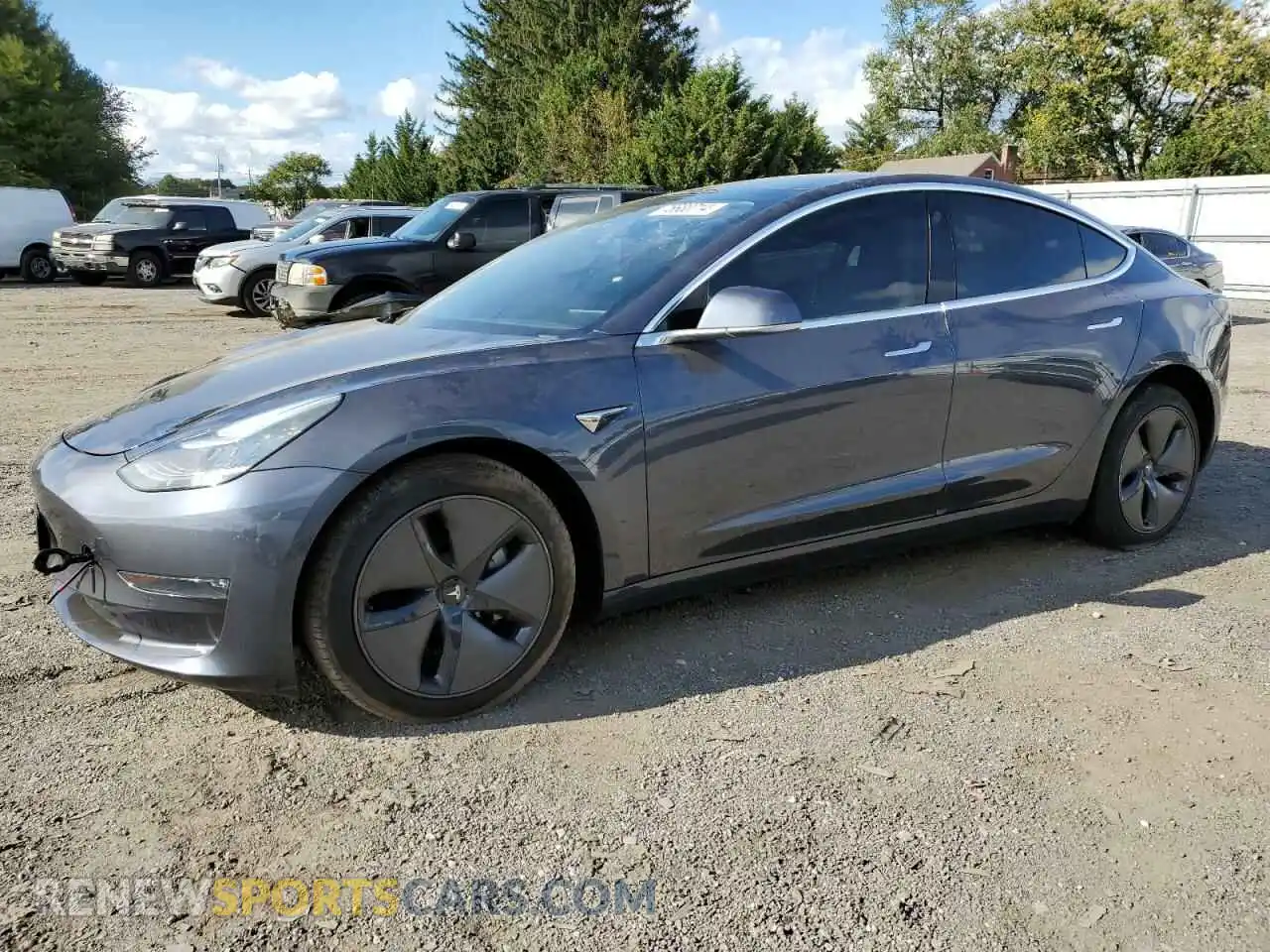 1 Photograph of a damaged car 5YJ3E1EB1LF616830 TESLA MODEL 3 2020