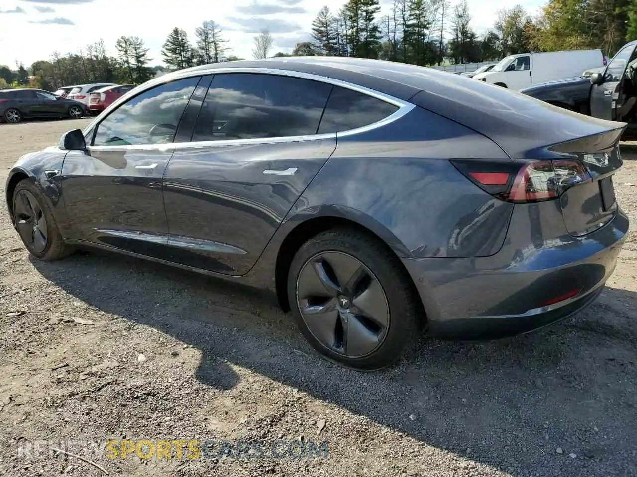 2 Photograph of a damaged car 5YJ3E1EB1LF616830 TESLA MODEL 3 2020