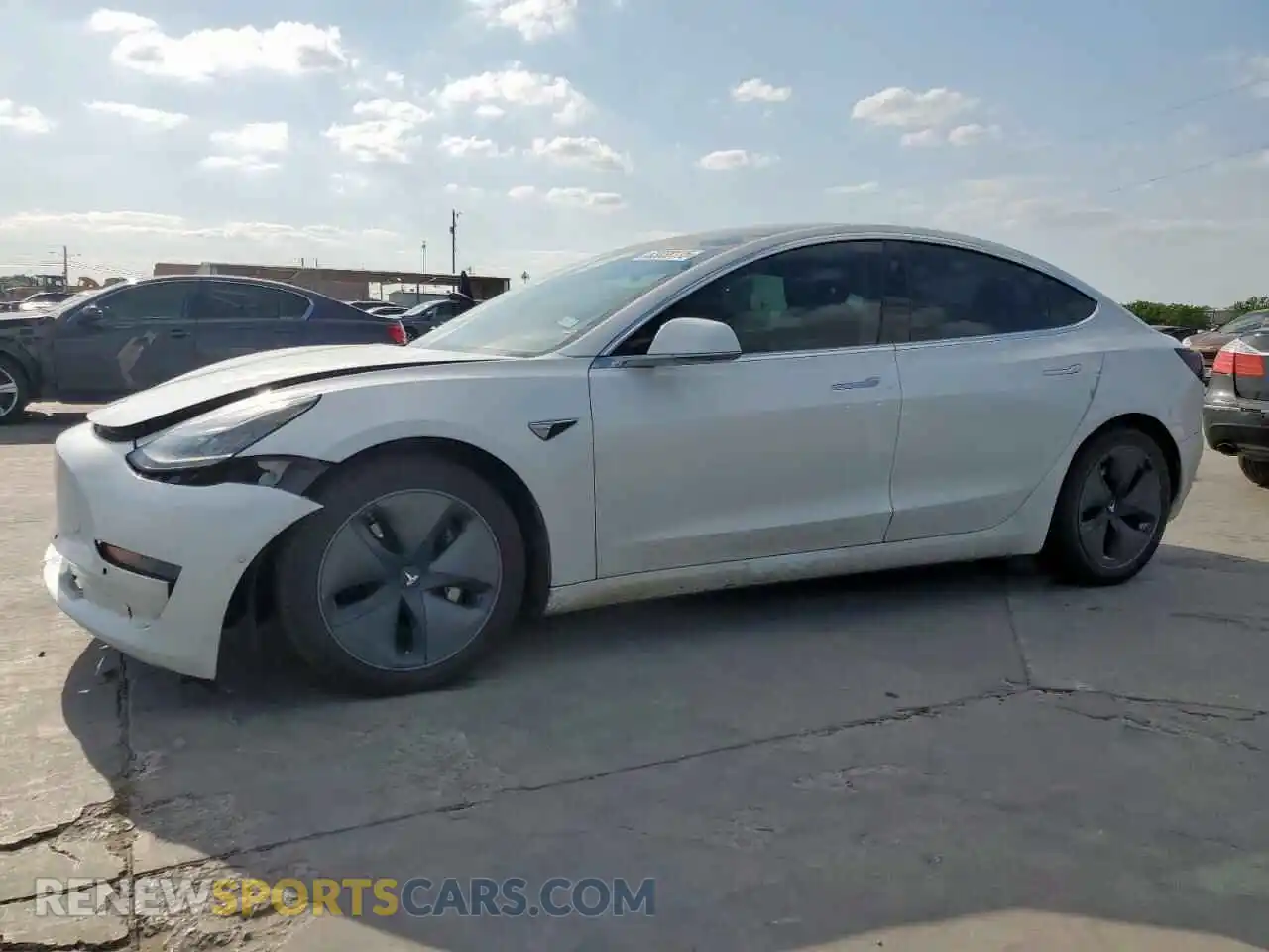 1 Photograph of a damaged car 5YJ3E1EB1LF618917 TESLA MODEL 3 2020