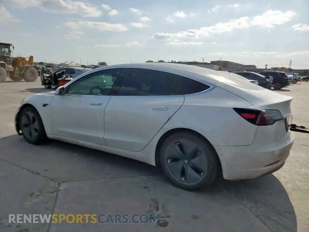 2 Photograph of a damaged car 5YJ3E1EB1LF618917 TESLA MODEL 3 2020