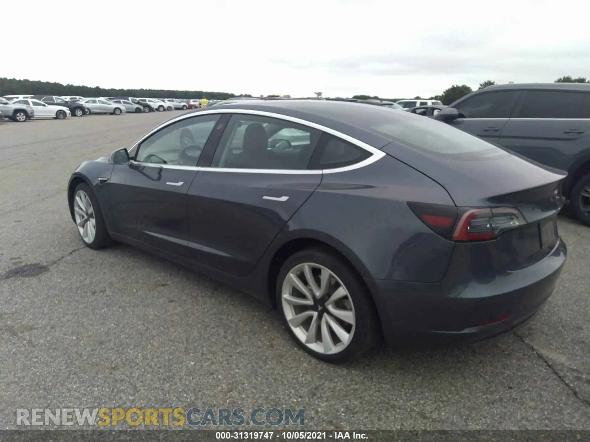 3 fotografías del automóvil dañado 5YJ3E1EB1LF647916 TESLA MODEL 3 2020