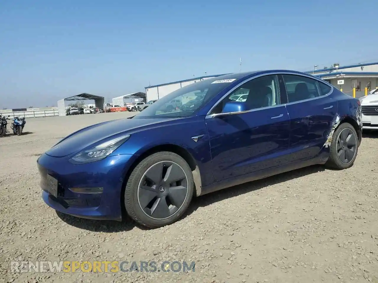 1 Photograph of a damaged car 5YJ3E1EB1LF650007 TESLA MODEL 3 2020