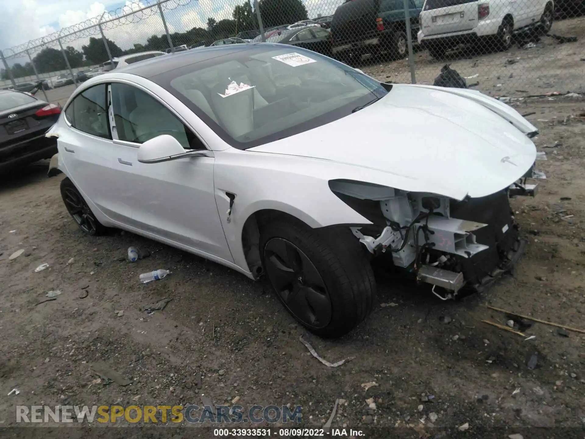 1 Фотография поврежденного автомобиля 5YJ3E1EB1LF787853 TESLA MODEL 3 2020