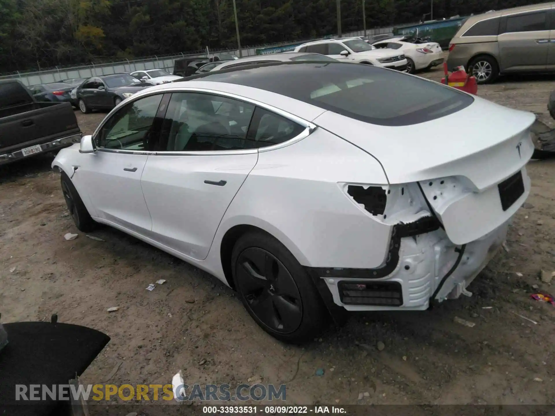 3 Фотография поврежденного автомобиля 5YJ3E1EB1LF787853 TESLA MODEL 3 2020