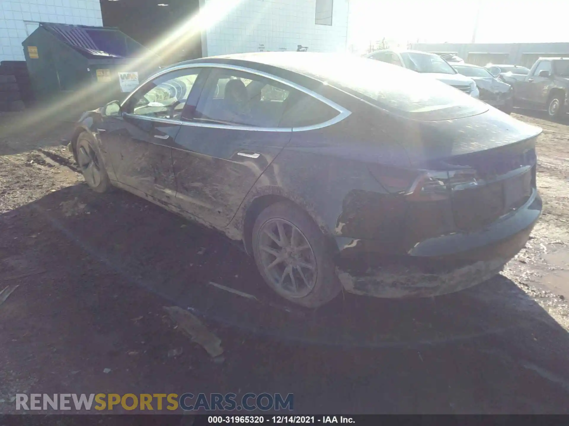 3 Photograph of a damaged car 5YJ3E1EB1LF794673 TESLA MODEL 3 2020