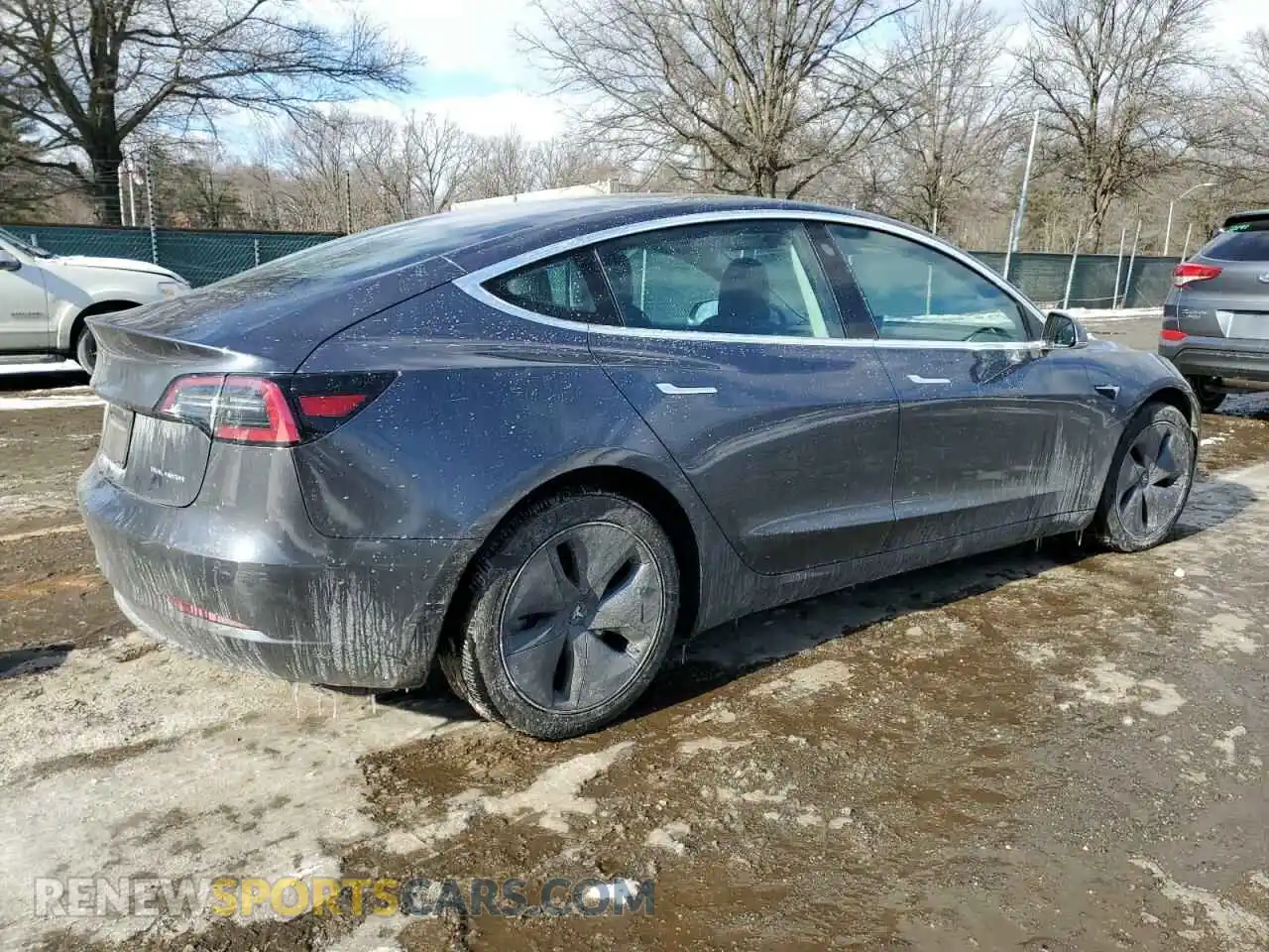 3 fotografías del automóvil dañado 5YJ3E1EB2LF616139 TESLA MODEL 3 2020