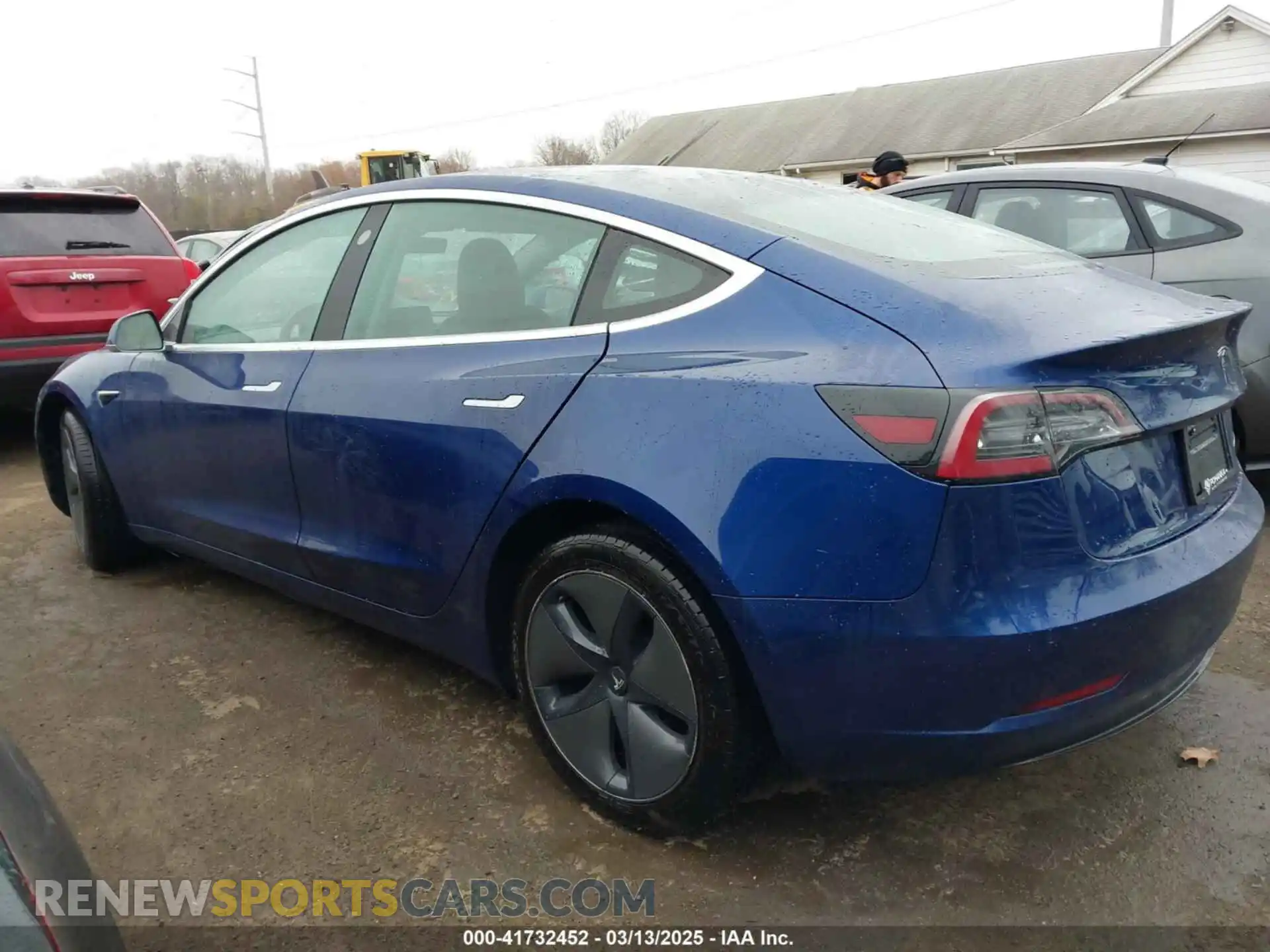 3 fotografías del automóvil dañado 5YJ3E1EB2LF636407 TESLA MODEL 3 2020