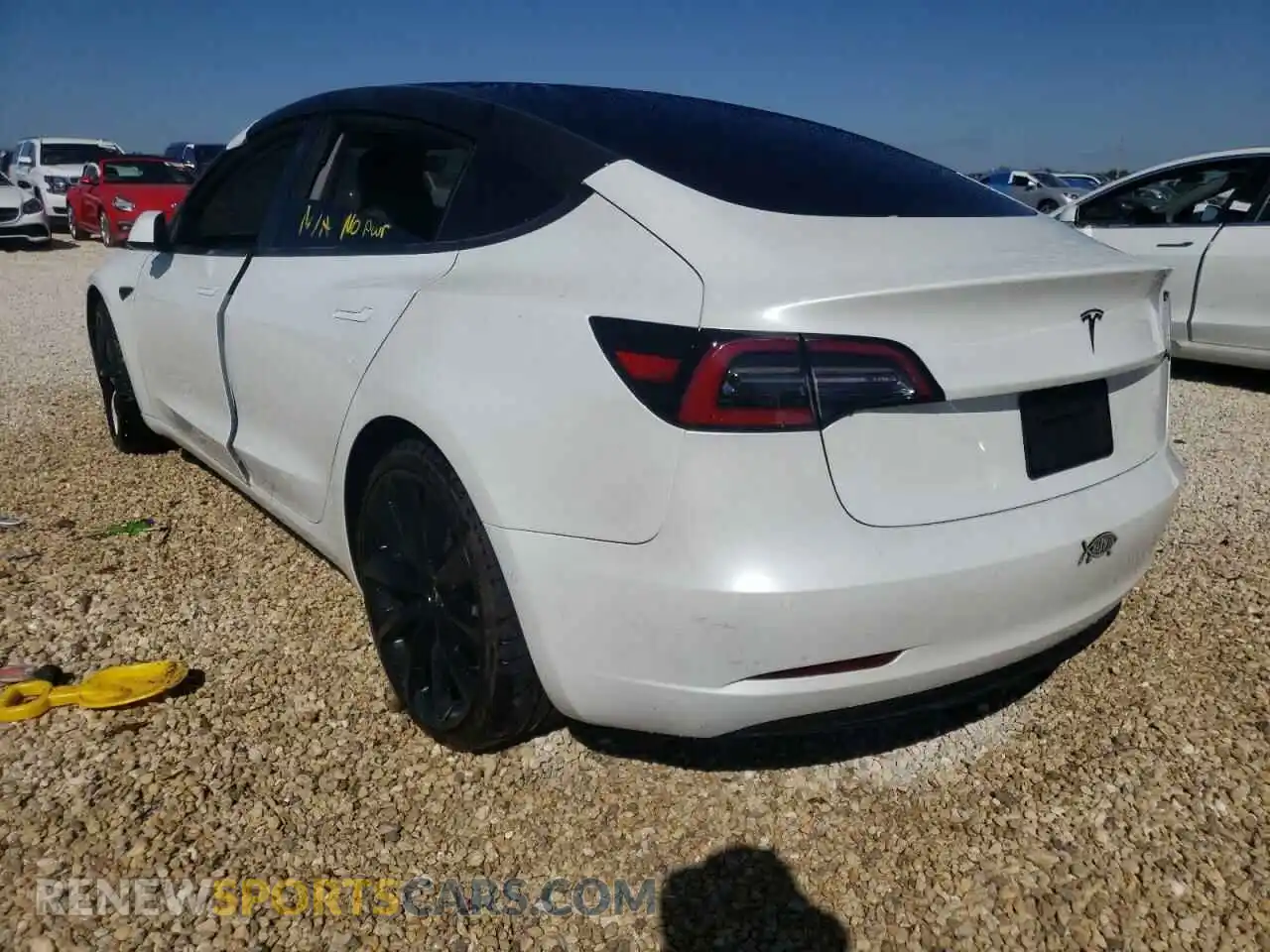 3 Photograph of a damaged car 5YJ3E1EB2LF651523 TESLA MODEL 3 2020