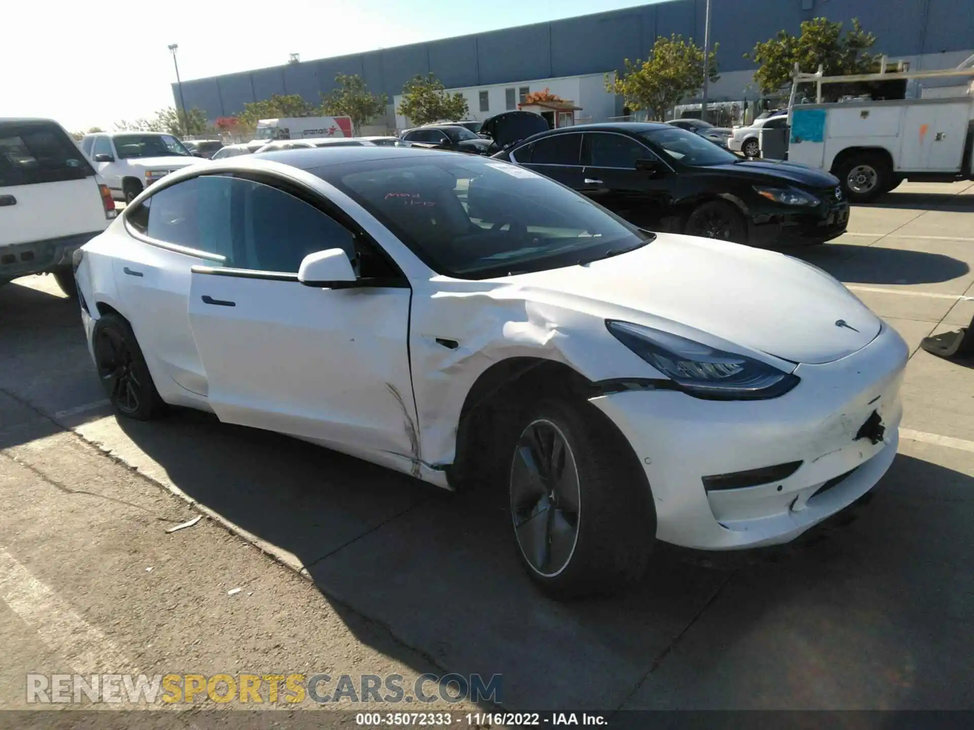 1 fotografías del automóvil dañado 5YJ3E1EB2LF711719 TESLA MODEL 3 2020