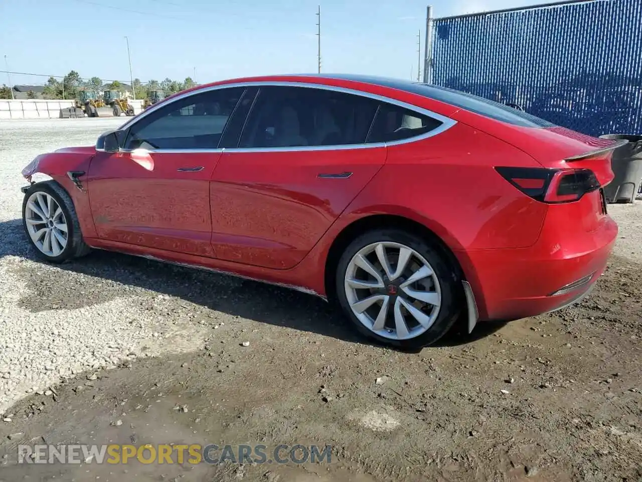 2 fotografías del automóvil dañado 5YJ3E1EB2LF735969 TESLA MODEL 3 2020