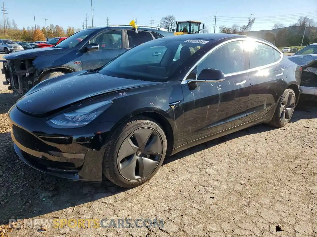 1 Photograph of a damaged car 5YJ3E1EB2LF741416 TESLA MODEL 3 2020