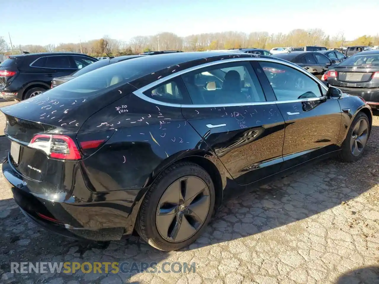 3 Photograph of a damaged car 5YJ3E1EB2LF741416 TESLA MODEL 3 2020