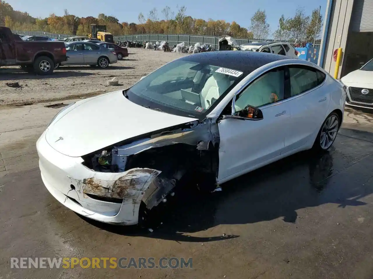 1 fotografías del automóvil dañado 5YJ3E1EB2LF742307 TESLA MODEL 3 2020