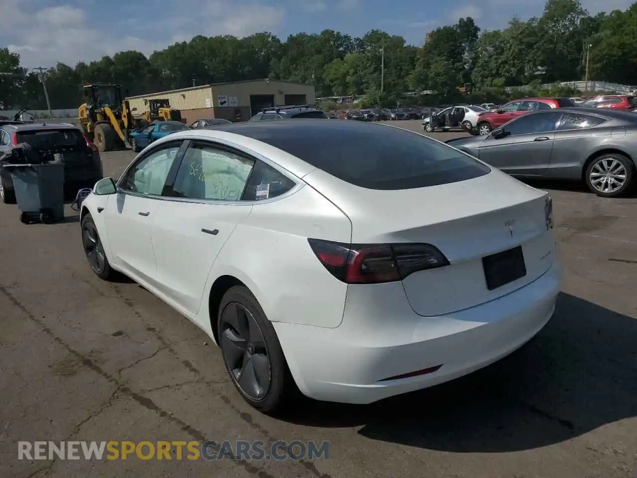 3 Photograph of a damaged car 5YJ3E1EB2LF746518 TESLA MODEL 3 2020