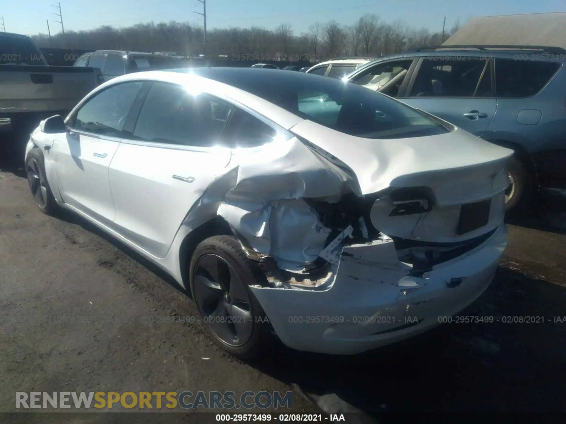 3 Photograph of a damaged car 5YJ3E1EB3LF618580 TESLA MODEL 3 2020