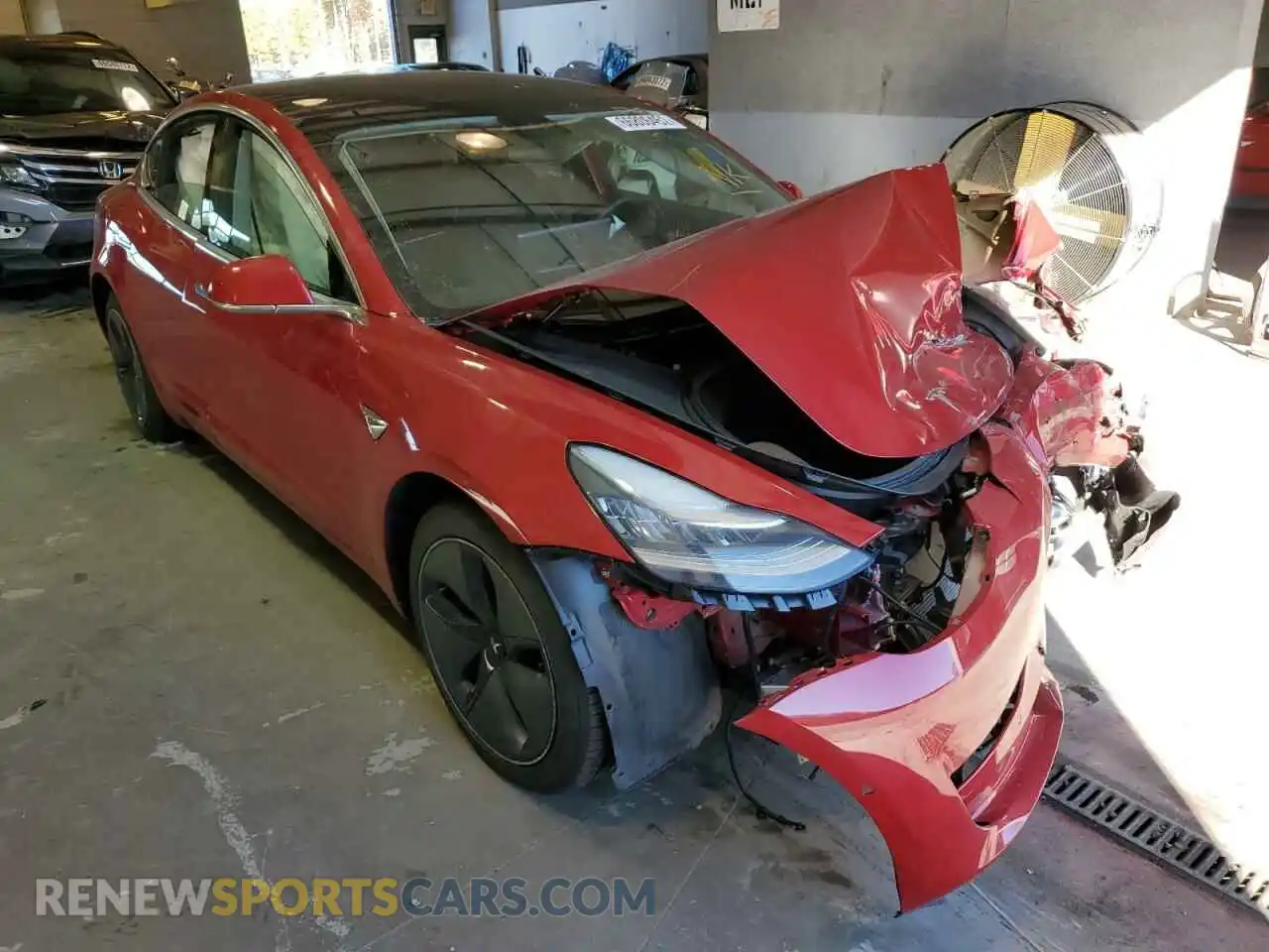 1 fotografías del automóvil dañado 5YJ3E1EB3LF664149 TESLA MODEL 3 2020
