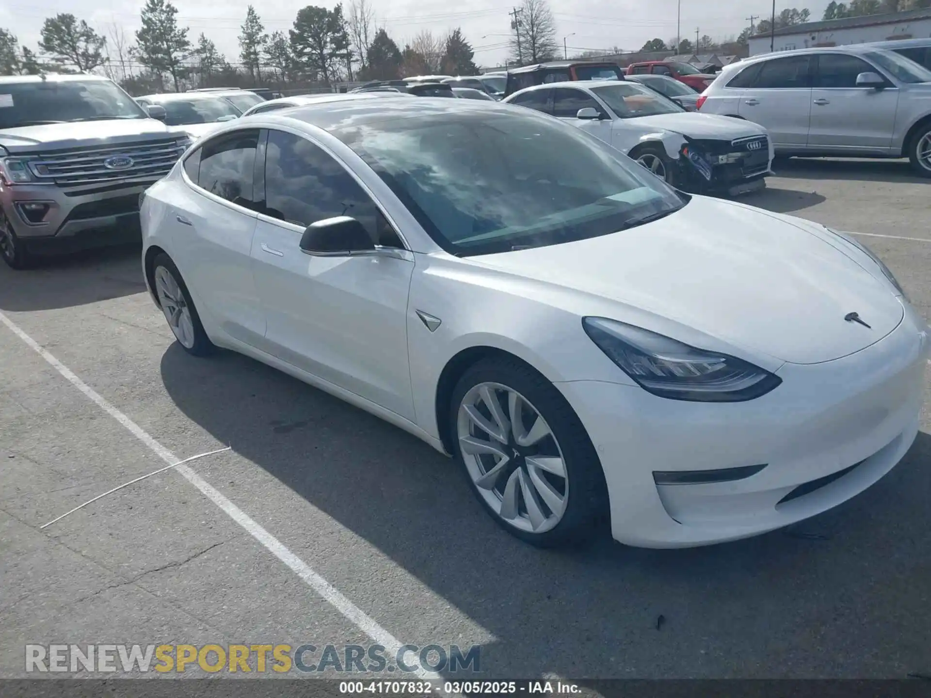 1 Photograph of a damaged car 5YJ3E1EB3LF712877 TESLA MODEL 3 2020