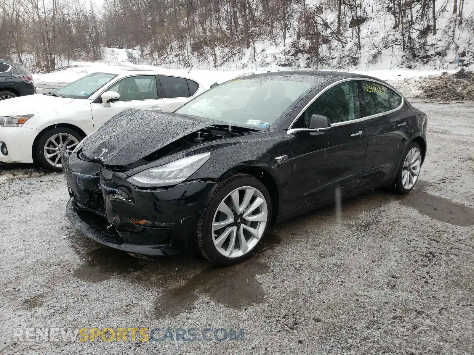 2 Photograph of a damaged car 5YJ3E1EB3LF787370 TESLA MODEL 3 2020