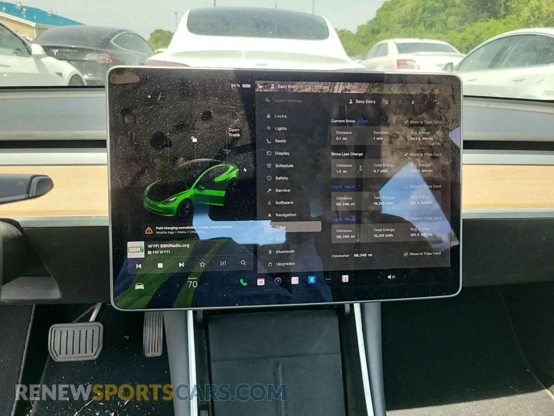 2 Photograph of a damaged car 5YJ3E1EB3LF795047 TESLA MODEL 3 2020