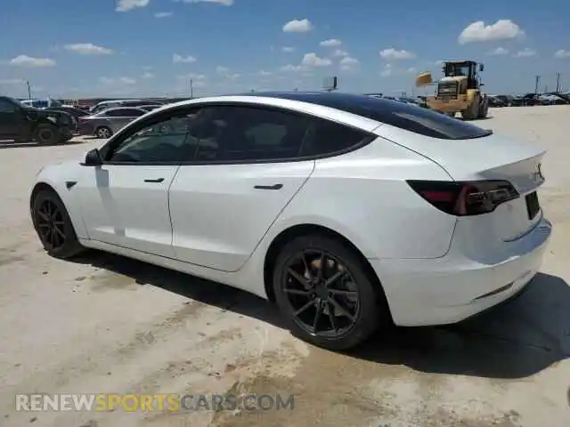 2 Photograph of a damaged car 5YJ3E1EB3LF795906 TESLA MODEL 3 2020