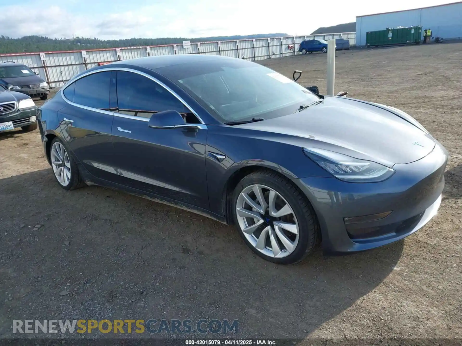 1 Photograph of a damaged car 5YJ3E1EB3LF801834 TESLA MODEL 3 2020