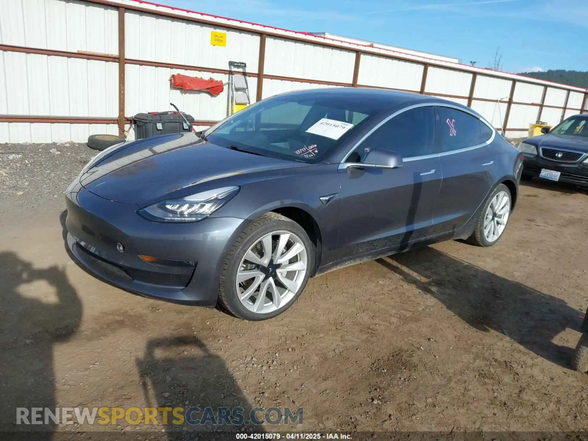2 Photograph of a damaged car 5YJ3E1EB3LF801834 TESLA MODEL 3 2020
