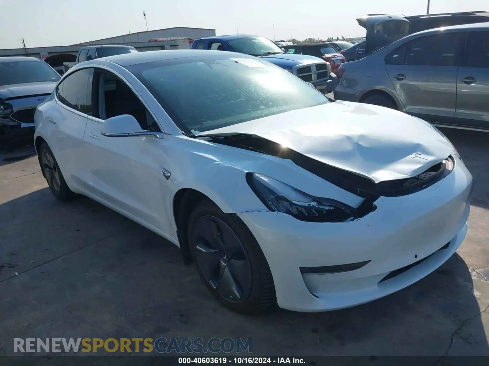 1 fotografías del automóvil dañado 5YJ3E1EB4LF521016 TESLA MODEL 3 2020