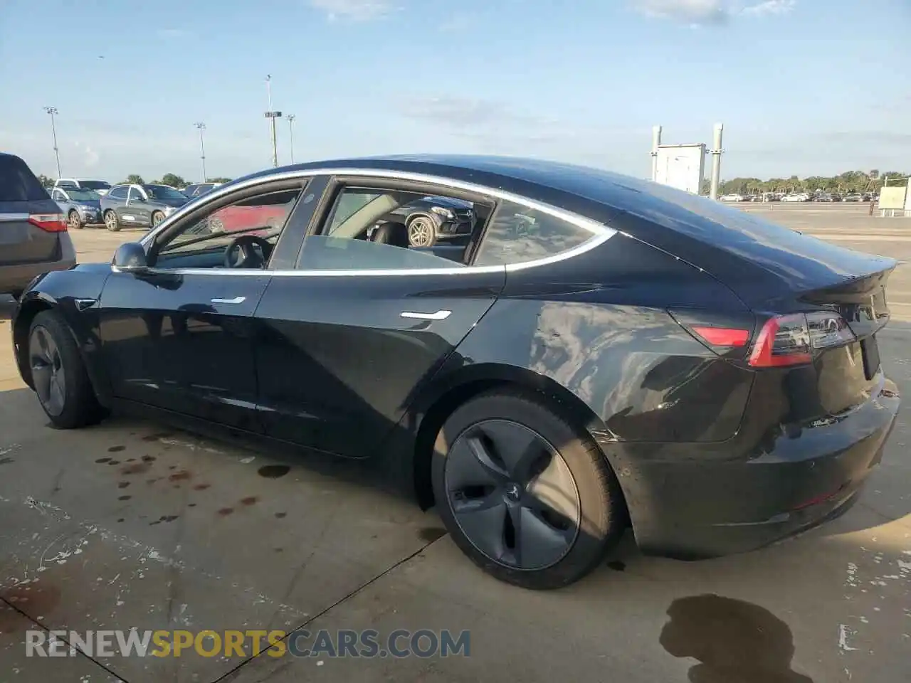 2 Photograph of a damaged car 5YJ3E1EB4LF600203 TESLA MODEL 3 2020