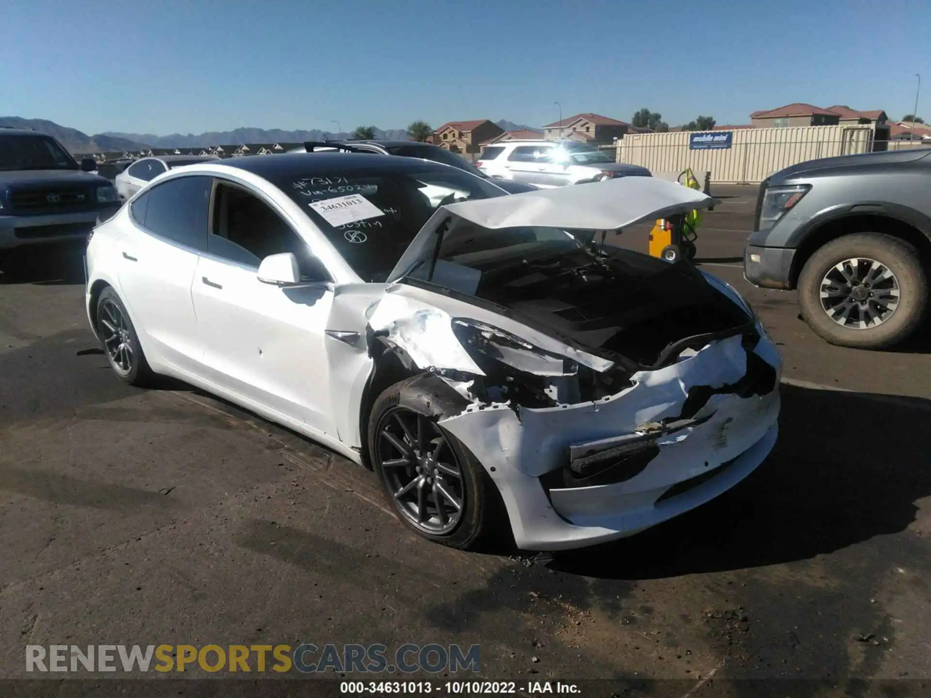 1 Photograph of a damaged car 5YJ3E1EB4LF650244 TESLA MODEL 3 2020