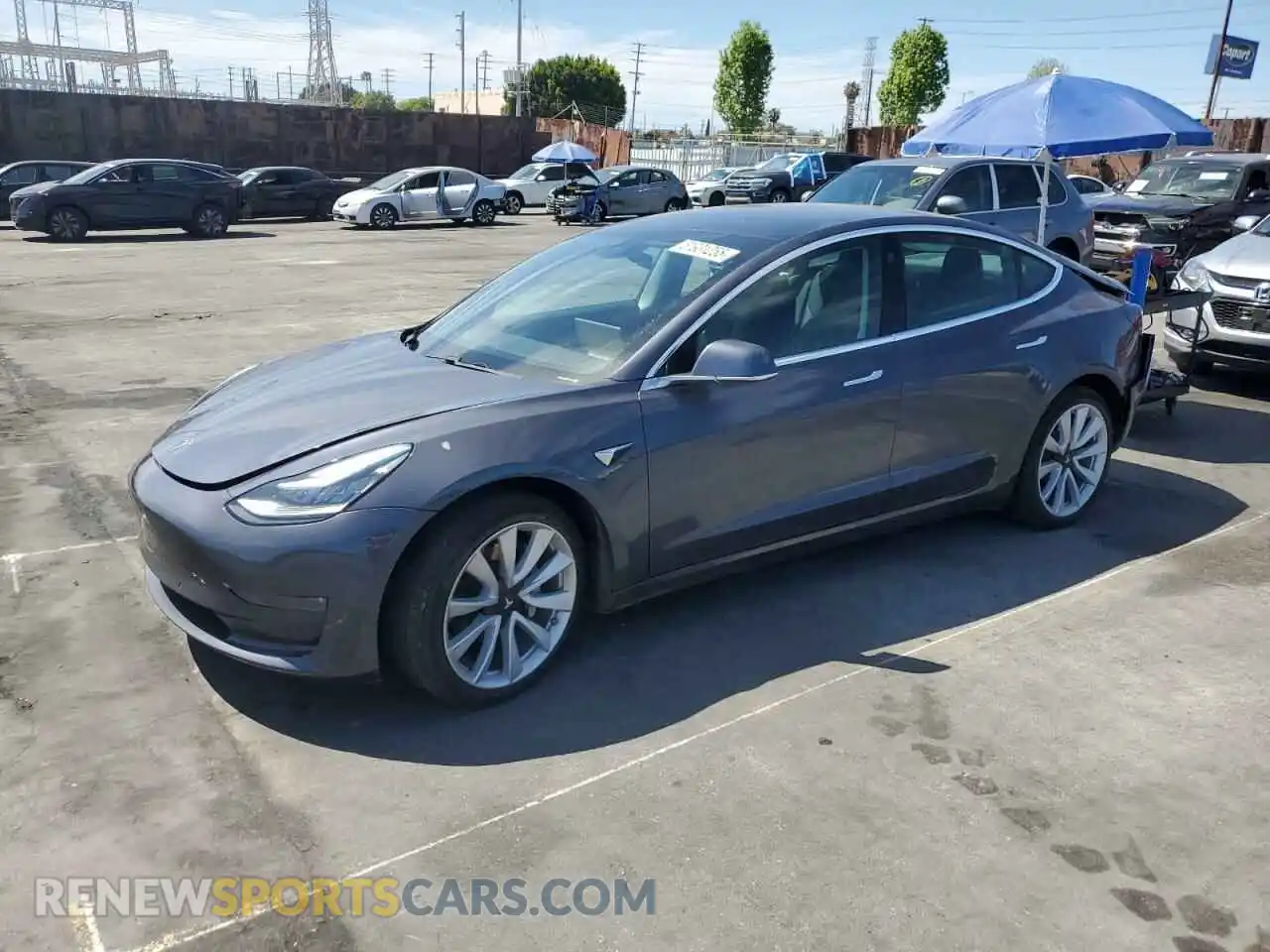 1 fotografías del automóvil dañado 5YJ3E1EB4LF650955 TESLA MODEL 3 2020