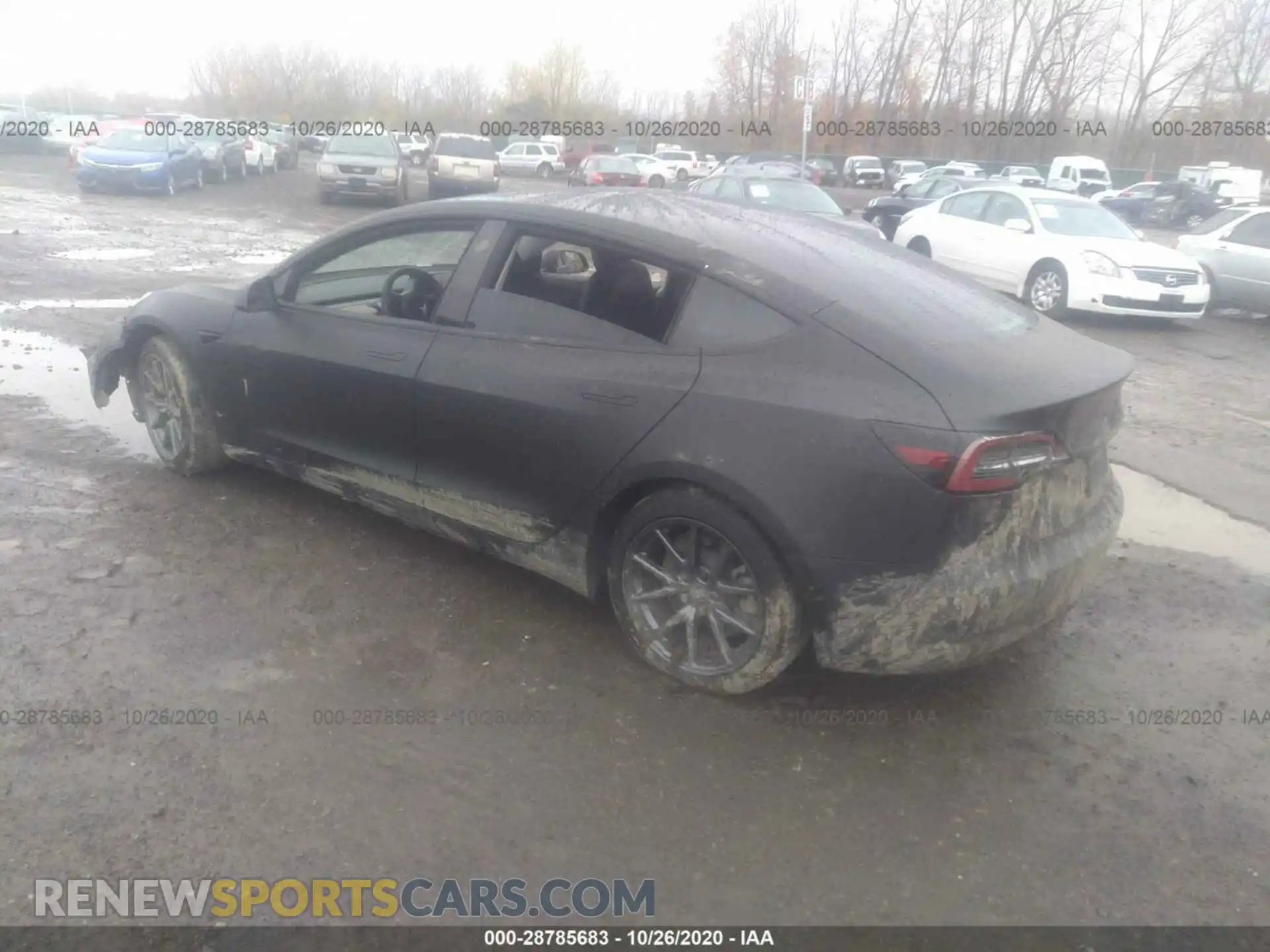 3 Photograph of a damaged car 5YJ3E1EB4LF662944 TESLA MODEL 3 2020