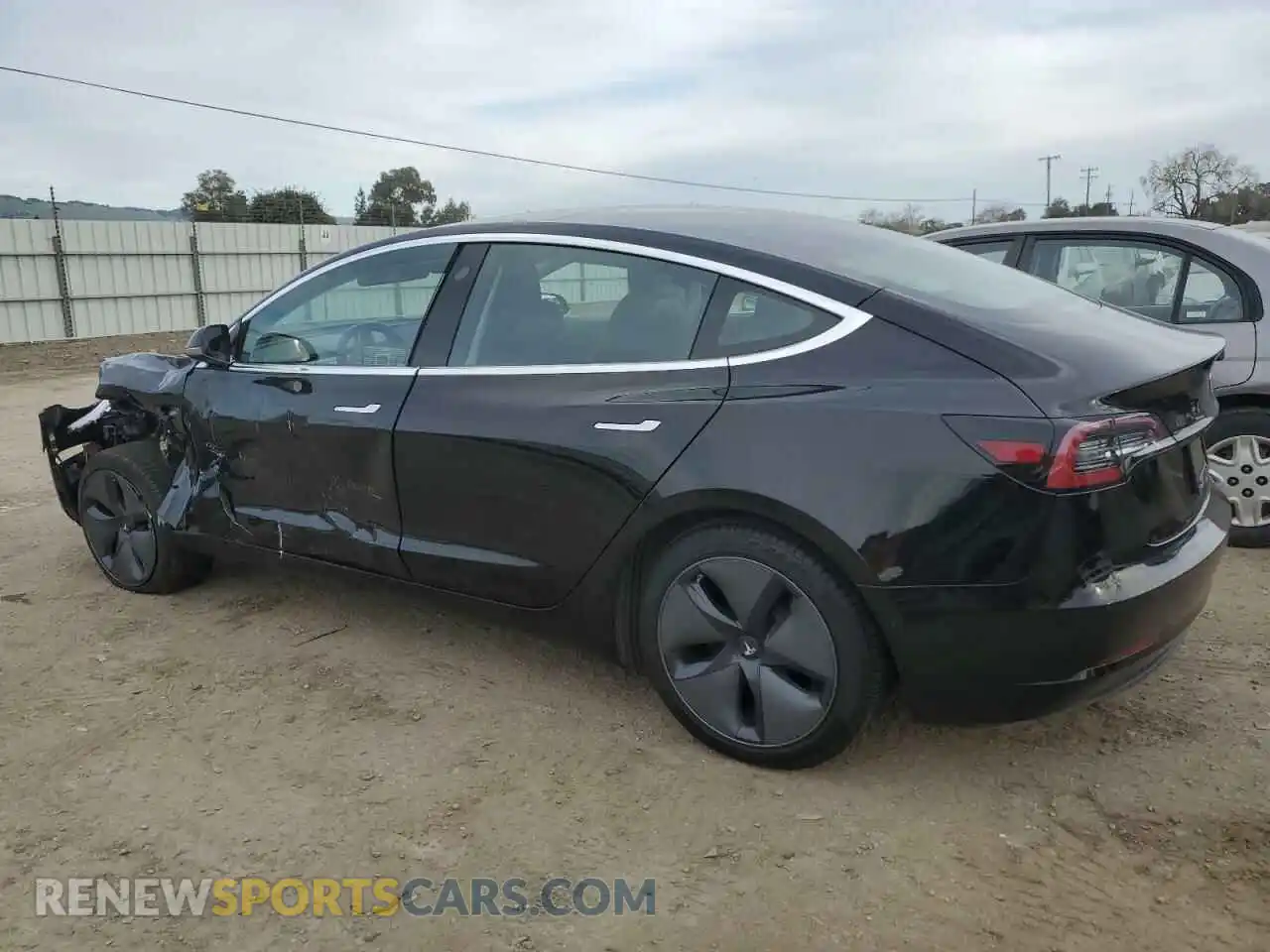 2 Photograph of a damaged car 5YJ3E1EB4LF710488 TESLA MODEL 3 2020