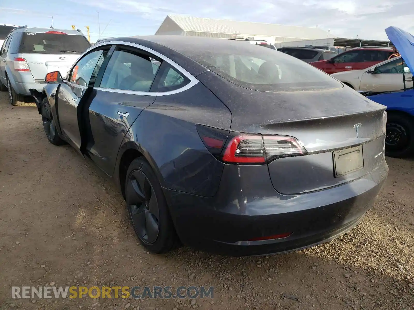 3 Photograph of a damaged car 5YJ3E1EB4LF741482 TESLA MODEL 3 2020