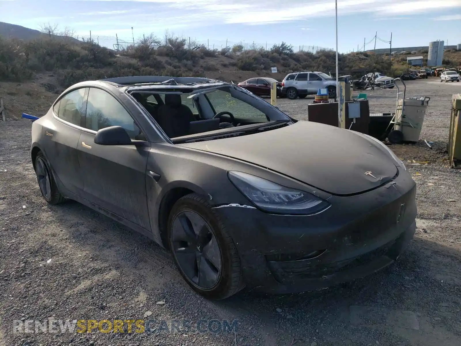 1 Photograph of a damaged car 5YJ3E1EB4LF790794 TESLA MODEL 3 2020