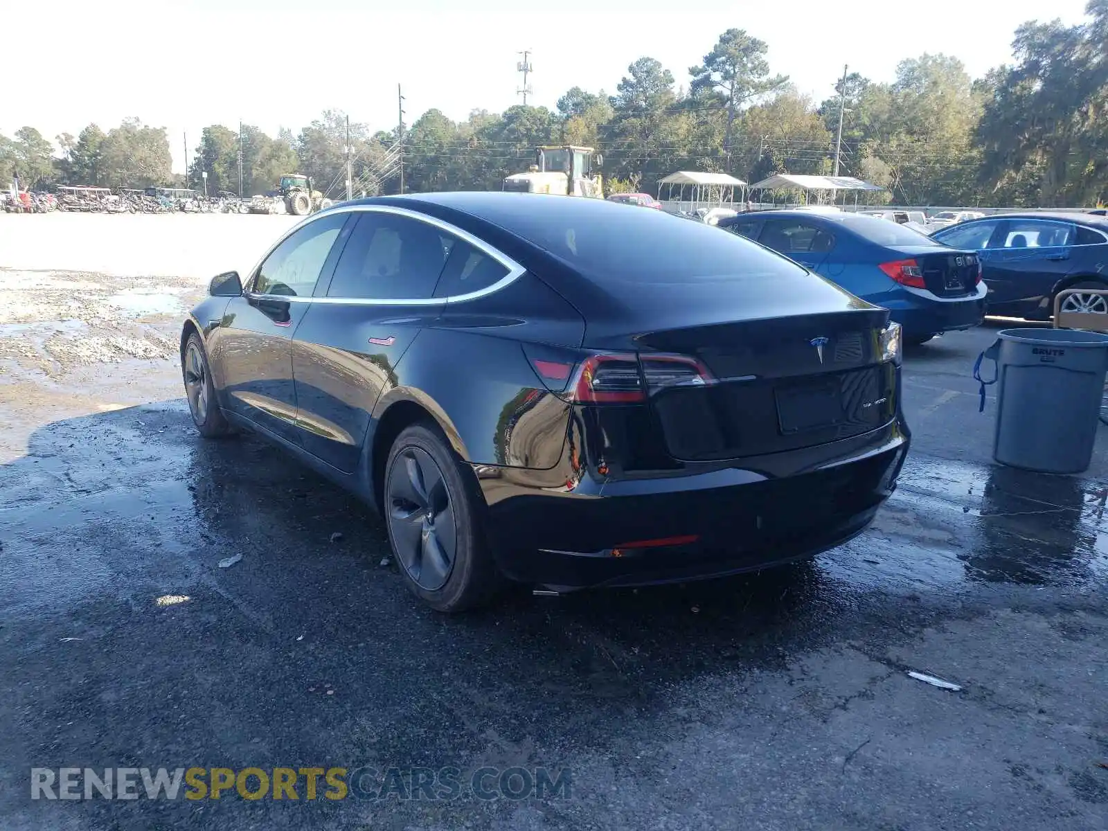 3 Photograph of a damaged car 5YJ3E1EB4LF791167 TESLA MODEL 3 2020