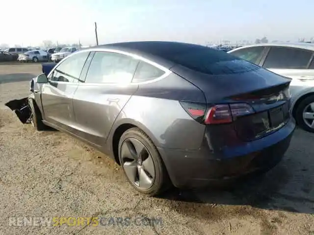 3 Photograph of a damaged car 5YJ3E1EB5LF533370 TESLA MODEL 3 2020