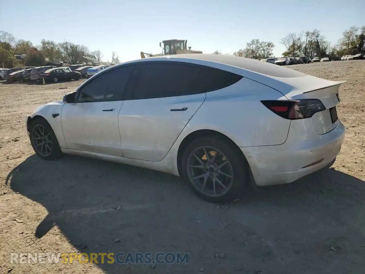 2 Photograph of a damaged car 5YJ3E1EB5LF618452 TESLA MODEL 3 2020