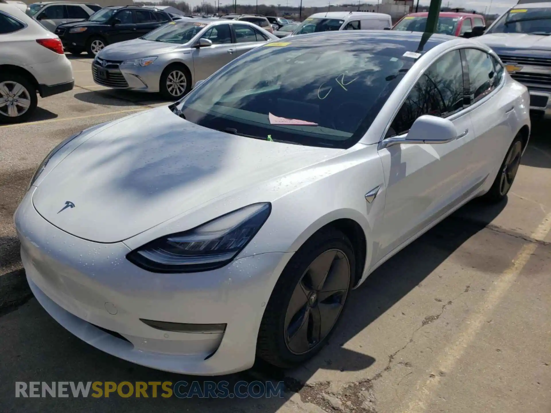 3 Photograph of a damaged car 5YJ3E1EB5LF649992 TESLA MODEL 3 2020